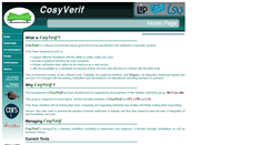 Desktop Screenshot of cosyverif.org